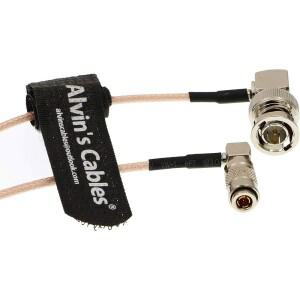 Alvin's Cables DIN 1.0 2.3 미니 BNC 직각- BNC 수형 직각 75ohm RG179 블랙매직 HD SDI 케이블 30cm/50cm