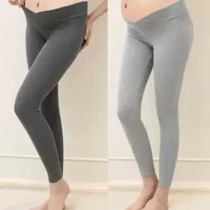 여성 임산부 운동복 쫄바지 배꼽 아래 레깅스 선물