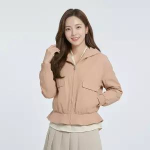 [조이너스]후드 집업 페플럼 점퍼-JU24PJ1202412D