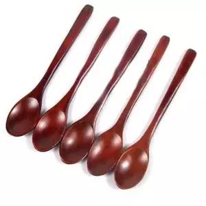 업소 및 가정용 옻칠 티스푼 5P 빈티지스푼 커피스픈