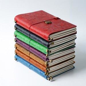 가죽 천연 공책 저널 ebookebook 블랙 기획자 240페 데스노트 기본 여행용수첩 여권형 클로저 여행용수첩 블랙 여권형