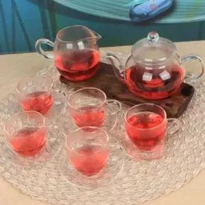 내열 투명 다관 주전자 유리숙우 유리 마시는 다용도 유리물컵세트