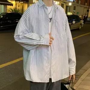 [모로엠] 남성 루즈핏 레이어드 캐주얼 셔츠 ON-SHA-QWFFKBTT