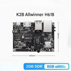 KICKPI K2B 올위너 H618 개발 보드 리눅스 안드로이드 임베디드 암 코어 AI IoT WIFI 블루투스