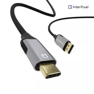 인터픽셀 USB 케이블 고속 전송 C타입 to DP 1.4 8K 1.5m MNS