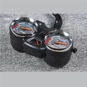 GN125 오토바이 속도계 카페 레이서 타코미터 연료 게이지 LED 계기판