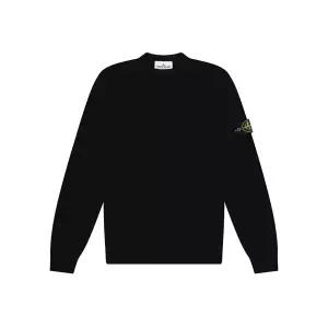 [스톤아일랜드] 25FW 와펜 패치 니트 블랙 K2S15 5100071 S00C4 V0029