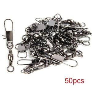 핀도래 103050PCS 낚시 클립 FISHHOOK 회전 버클 스포츠