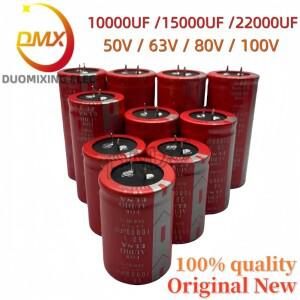 2개세트 레드 로브 15000UF 80V 22000UF 50V 63V 100V 35x70MM  오디오파일 파워 앰프 필터 커패시터
