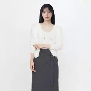 [LAP](타임스퀘어점패션관)데미지 V넥 가디건 SET AS2KG560