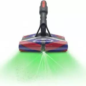 Dyson V7 V8 V11 V15 V10 SV10 업그레이드2개의 LED 그린 라이트 안티 탱글 및 4개의 원뿔형 브러시 바 퀵