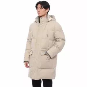 브루넬로쿠치넬리 남성 울 플란넬 다운 롱패딩 MM4631827 CID85 24F)