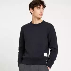 톰브라운 MJT085A 03377 415 클래식 루프백 스트라이프 풀오버 니트 네이비
