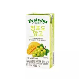 일화 과일주스 프레주 청포도망고 테트라팩 190ml X 24팩
