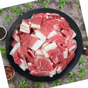 국내산 앞다리살 미전지 5mm 제육 5kg 돼지고기 냉동 요리재료