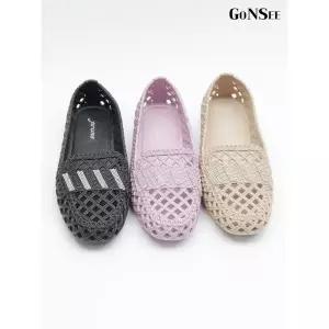 [고앤씨]여성 젤리 로퍼 발편한 편안한 엄마 바캉스 휴가 여행 플랫 슈즈_P425939093