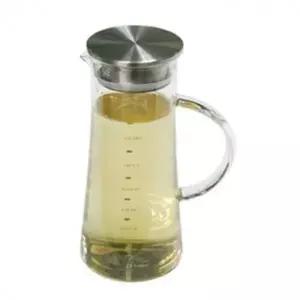 ( )스텐필터 유리 물병 1100ml 워터저그 식당 카페 냉장고