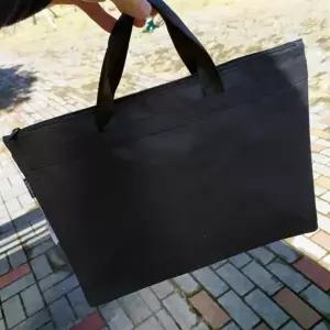 ( )서류수납 학생가방 노트북파우치 천 노트북 서류가방 블랙