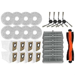 ABBZ-교체용 먼지 봉투  천 브러시 필터 Mijia Omni M40 D110CN 진공 청소기 용 Xiaomi 27PCS 키트