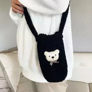 양털 후리스 텀블러백 텀블러 가방 크로스백 드링크백 텀블러크로스백 물통가방 텀블러파우치