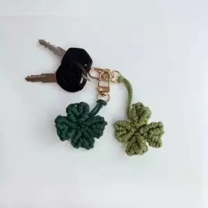 마크라메 네잎클로버 키링 열쇠고리 만들기 DIY 키트 마크라메 마크라메diy 매듭공예