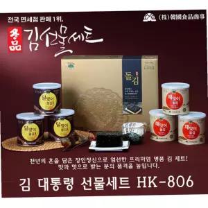 광천원김 캔 재래김 선물세트 중 HK-806 30g 6캔 6세트 명절선물