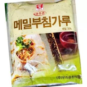우리승진식품 맷돌 메밀 부침 가루 500g 전 재료 부침개