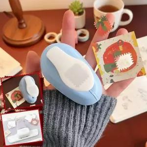 우표무늬 WG41VR32 펀칭기 우표 펀치 양펀칭기 우편 네 커팅기 펀치대 다꾸 DIY