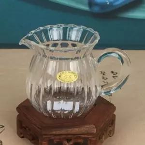골원삼각 유리 숙우 / 유리컵 250ml 유리컵 유리다기 치카오 (W134A7B)