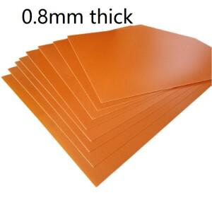 0.8mm 두께의 베이클라이즈 종이 특수 카르테 초박형 플레이트 페놀 적층 시트 Esd 절연 보드
