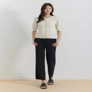 핏센 쿨 부츠컷 스판 밴딩 슬랙스 LOPTQ402_BK
