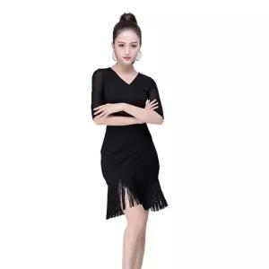스포츠댄스복 원 라인댄스 살사 연습복 라틴 여성