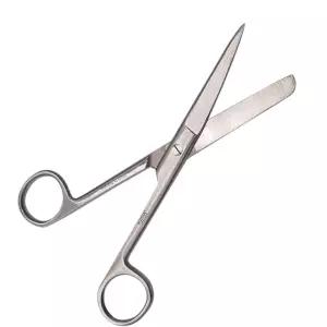 외과가위 14cm 곡선형 뭉툭한 의료용가위 안전 병원용품
