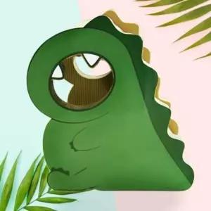 고양이놀이터 고양이 스크래쳐 아기공룡 스트레스해소 장난감 1P