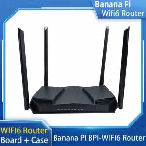 바나나 파이 BPI-Wifi 6 라우터  케이스 TR6560  TR5220 Wifi SOC 듀얼 코어 ARM Cortec A9 통합 5GE PHY R