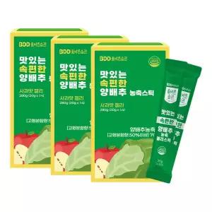 올바른습관 맛있는 양배추 스틱 젤리 양배추스틱 20g 14포 x 3개