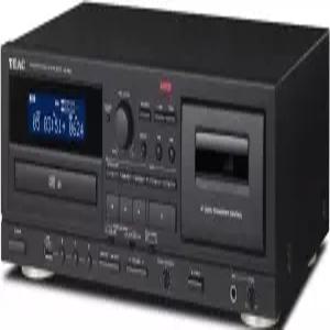 Teac AD-850 가정용 오디오 카세트 및 USB 레코더와 노래방 마이크 입력 기능이 있는 CD 플레이어(AD850B)