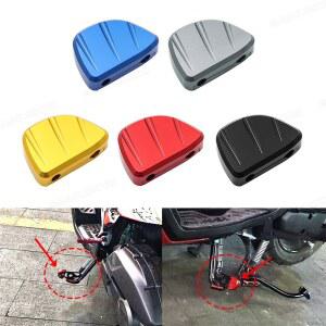 발판 오토바이 액세서리 YAMAHA NMAX155 NMAX125 MAX NMAX 155 125 사이드 스탠드 확장 패드 플레이트