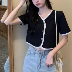 데일리 출근룩 반팔 트위드자켓 크롭가디건 베이직코디 기본템 캐주얼정장 하객룩