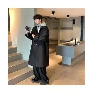 남성패션 트렌치 초가을 지식인 코트 하프 트렌드 봄가을 케이프 DL3