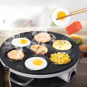 7구 전기 후라이팬 에그팬 주방 계란 팬케이크 떡갈비