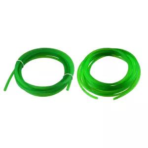 uxcell 10피트 4mm PU 변속기 원형 벨트 컨베이어 본딩 기계 건조기용 고성능 우레탄 그린 2개
