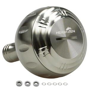 하이텐 45mm 낚시 릴 손잡이 시마노 다이와 미끼 캐스팅 방적 스트래디컬 FK 5000 사라고사 SW 오세아 지거 토륨 스피드마스터용
