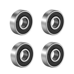 pa 4PCS 608-2RS 볼 베어링 스케이트보드 608-RS 이중 고무 밀봉 차폐 미니어처 딥 홈 8mm x 22mm 7mm 인라인 스케이트 스쿠터 롤러 블레이드 롱보드용