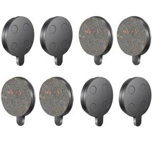10인치 미니 전기 자전거 브레이크 패드 교체용 디스크 4 쌍 L:18.6mm W:4mm H:22.5mm 스쿠터 세미 메탈 스쿠터용