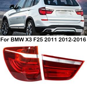 BMW 호환 X3 F25 2011 2014- 자동차 후면 LED 테일 라이트 램프 스톱 브레이크 미등 63217217313