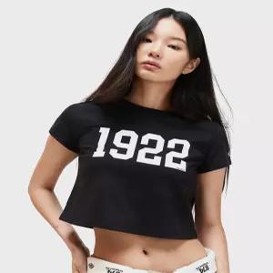 디키즈 1922 크롭 티셔츠 Black 4063437