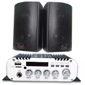 가게스피커 블루투스 미니앰프+60W스피커 VT-A20+VTS-301