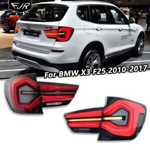 BMW 호환 X3 F25 2010- 테일 램프 어셈블리 LED 플로잉 라이트 턴 브레이크 다이내믹 드라이빙 리어 미등