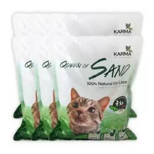 애묘두부모래 샌드 고양이 두부 모래 녹차 화장실 변기 7L 6P